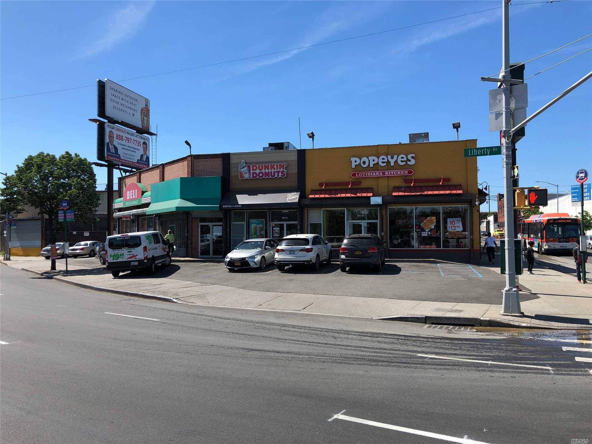 Busy Commercial Block Corner Commercial 4 Units, National Tenants With Long Leases!