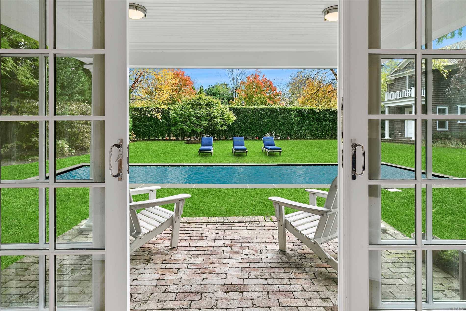 Located In East Hampton's Exclusive Estate Section, This Spectacular 3 Bedroom, 3.