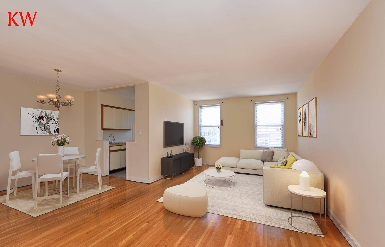 Oversized move in ready one bedroom on the TOP floor 7th Floor with sunny western exposure.