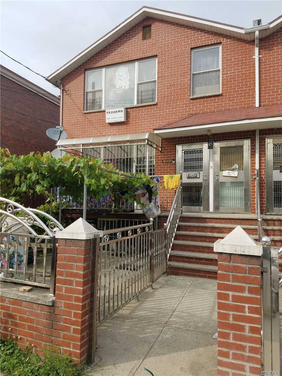 Location, Location, Excellent Income Producing Home Built In 2002, 920 Sq Ft Per Apartment, Basement Is Full Finished With High Ceilings, One And Half Car Detached Garage.