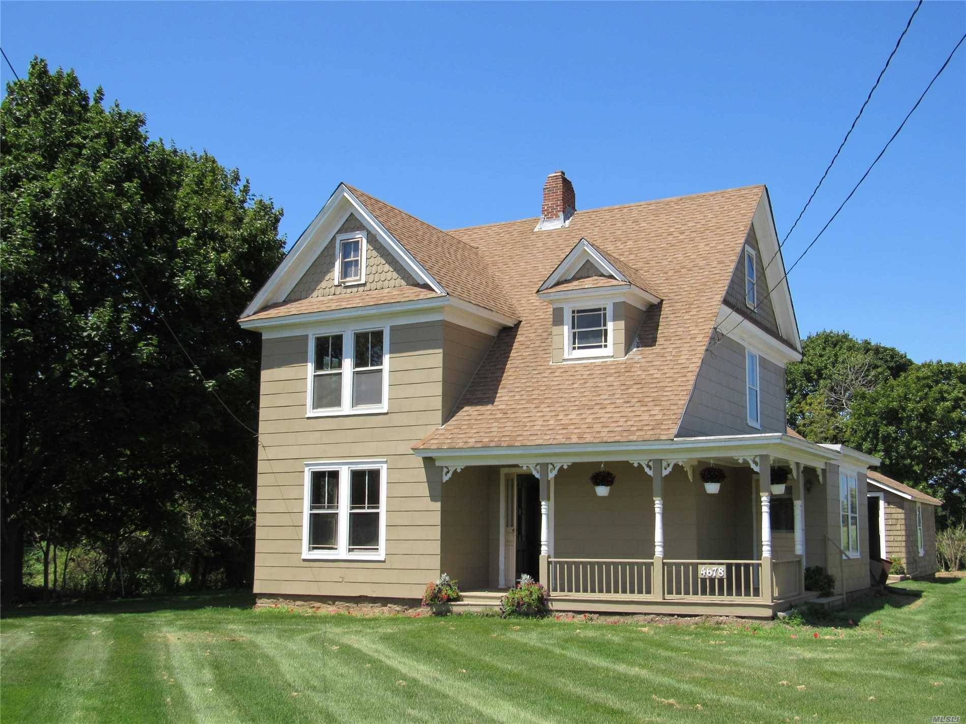 Country Charm Describes This Turn  Of The Century Farmhouse.