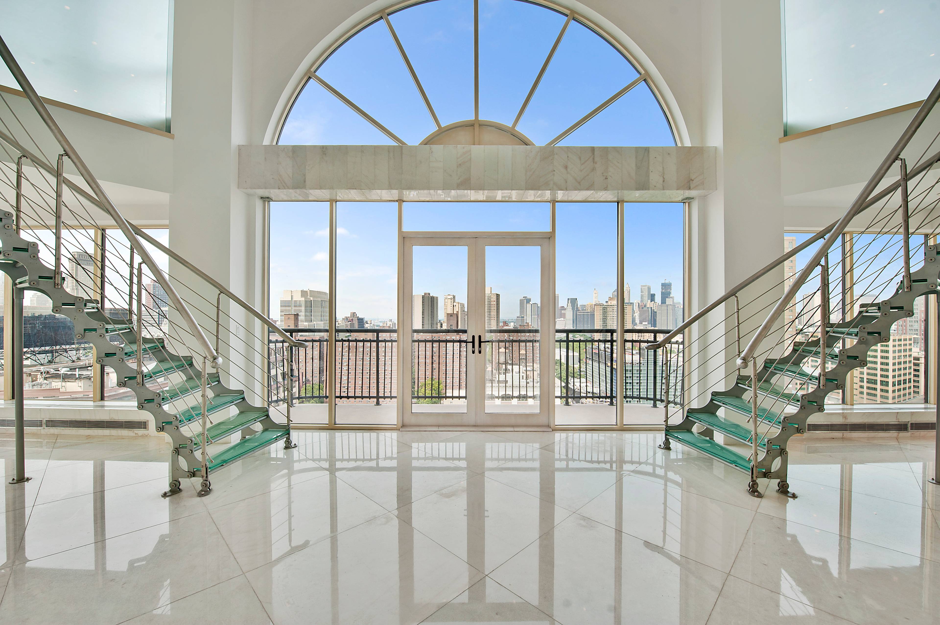 Downtown Brooklyn Glass Duplex Penthouse Stunner