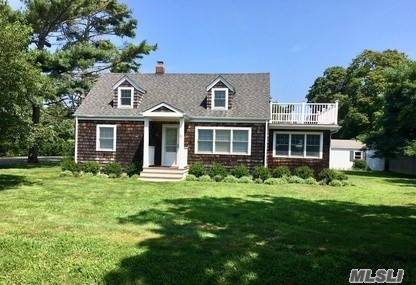 Located South Of The Highway In The Estate Section Of East Quogue With A Deeded Right Of Way To The Bay.
