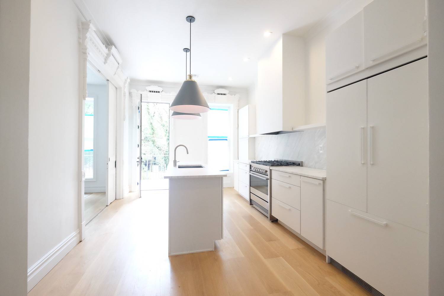 Gorgeous Renovated Brownstone Duplex With Basement and Backyard
