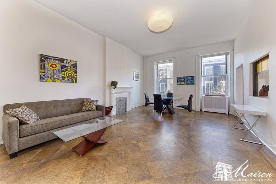 A must see ! Large and Bright Greenwich Village One bedroom floor through apartment.