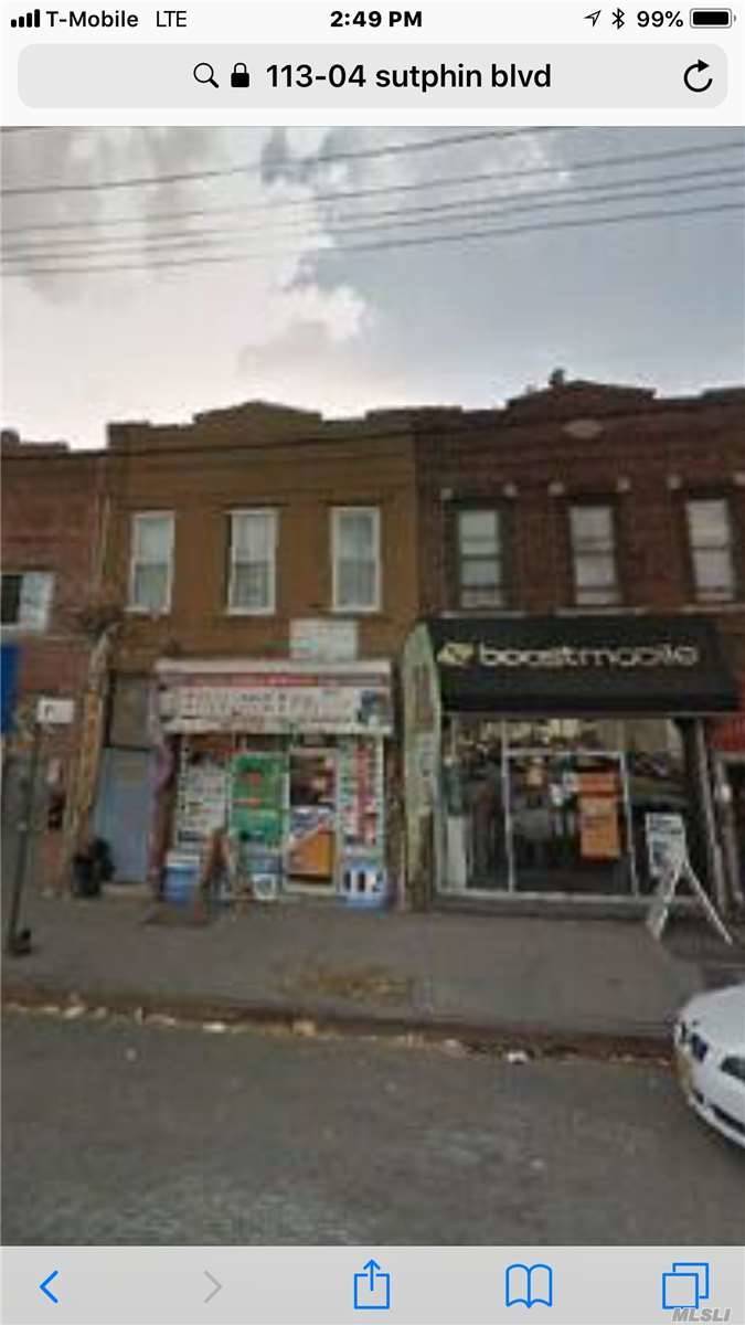 Mix Use Property 1 Commercial Unit Store Front 3 Residential Units 2 Bedrooms Each Unit.