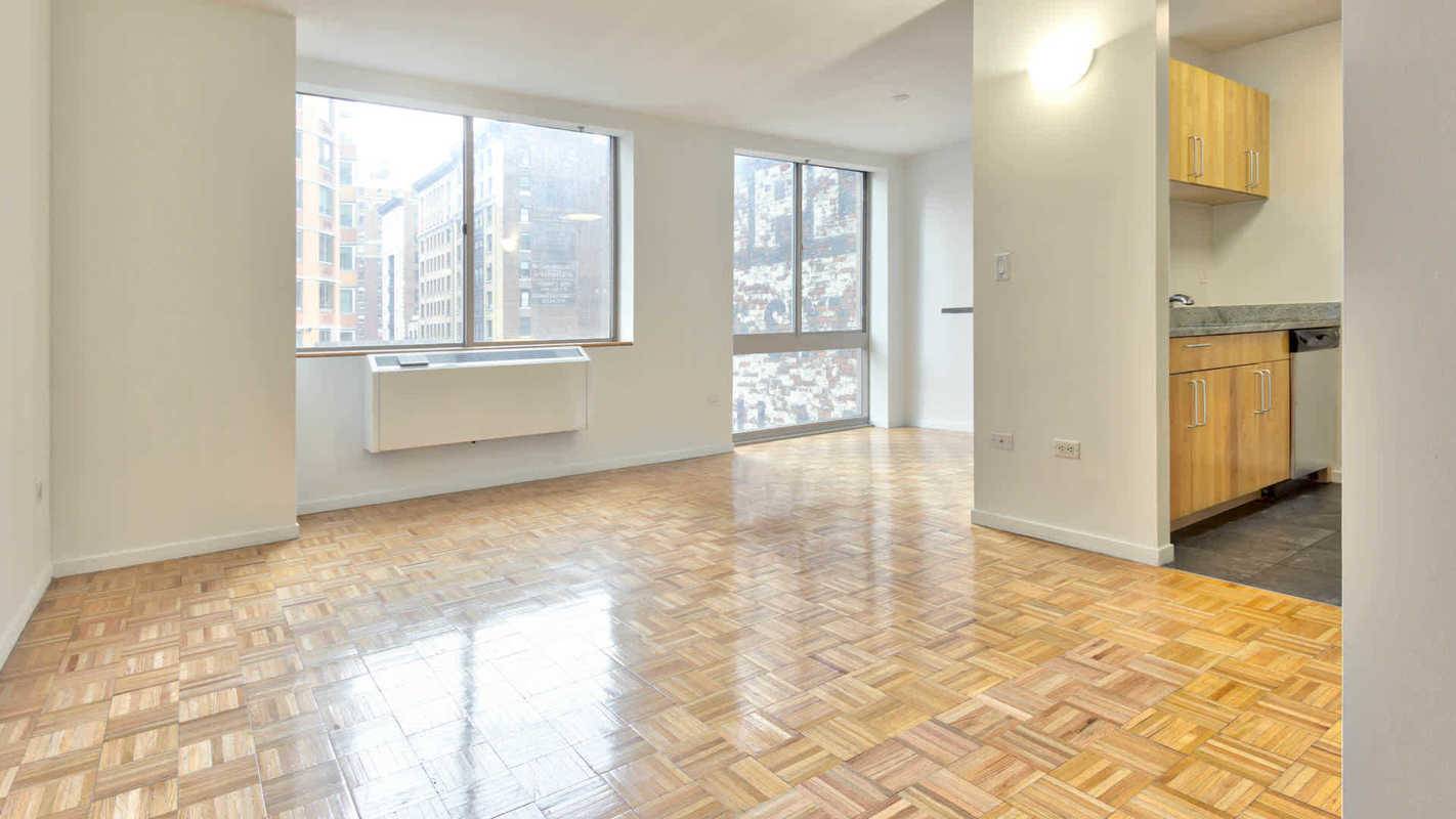 Alcove Studio Apartment In Luxury High Rise Building on 6th Avenue In FlatIron-Chelsea Manhattan