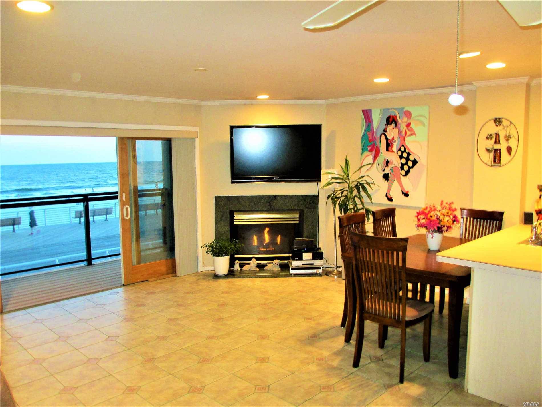 Totally Renovated Exterior And Interior 3 Bed 3 Bath Duplex Oceanfront Townhouse Directly On Ocean, Beach And Boardwalk.