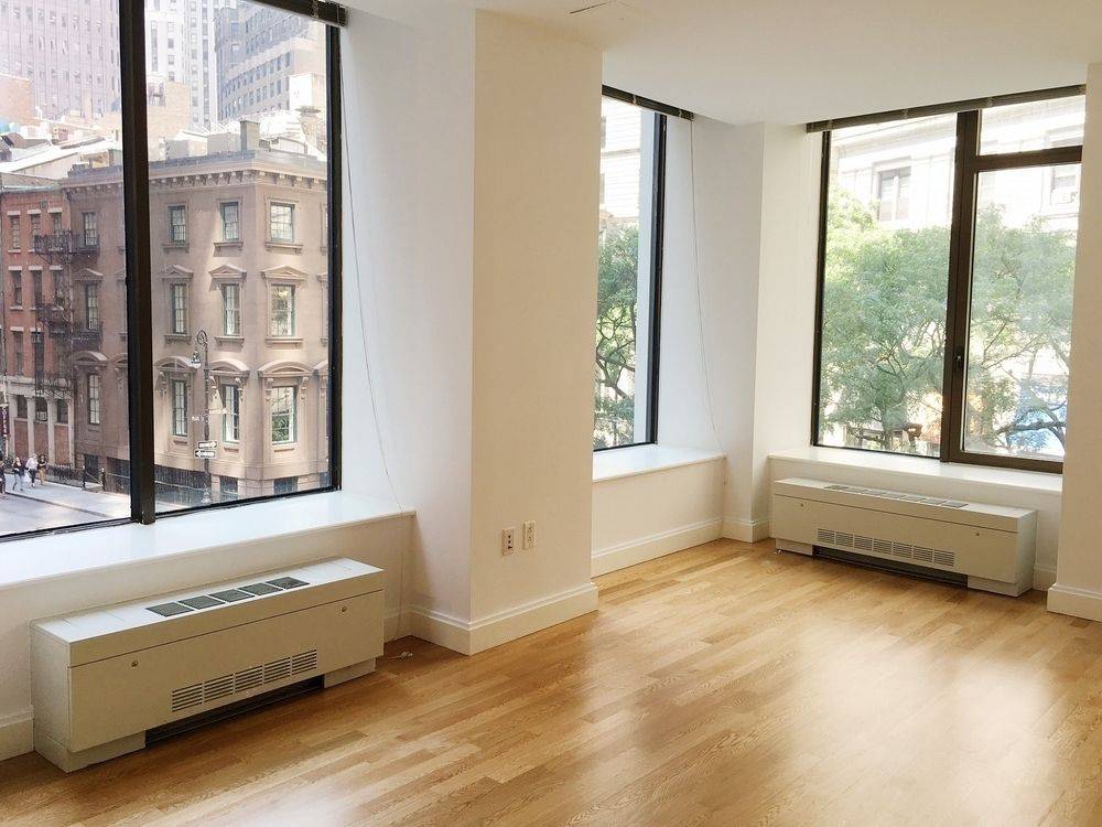 No Fee! 1 Bedroom Apartment with  spacious closets in Financial District! Available Now!