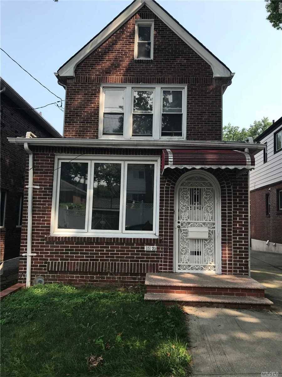 House Located In Quite North Flushing, Kitchen And Bathroom Were Renovated.