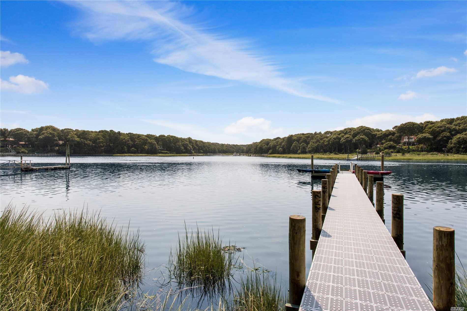 Newly Constructed, Stunning Waterfront Home, Quietly Nestled In Mattituck.