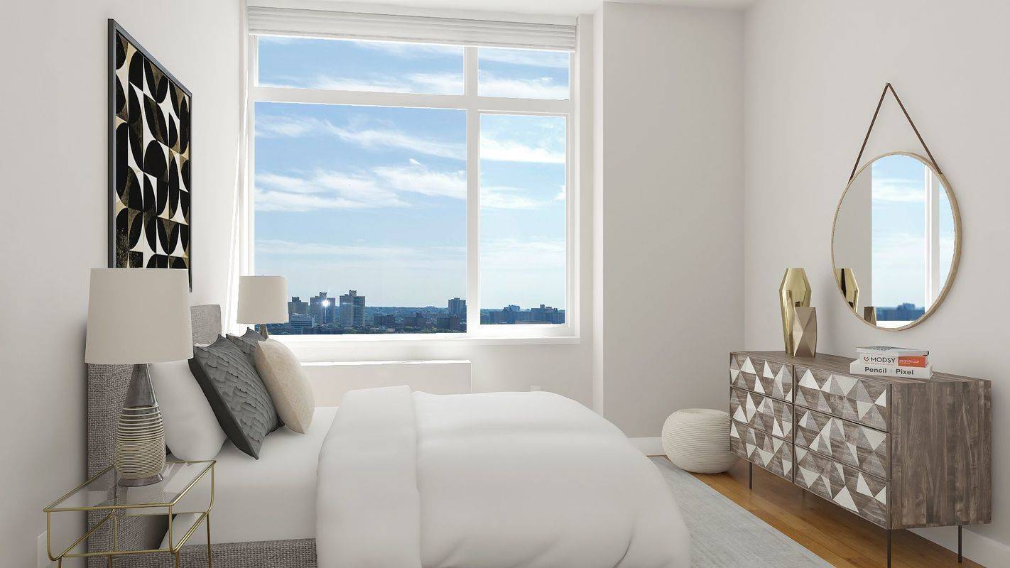 Luxury High-Rise Building: Brand New 1 Bedroom/1 Bathroom Apartment In Rego Park At The Alexander!