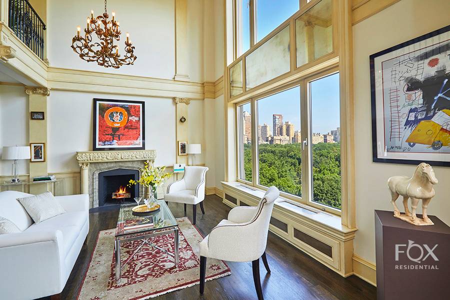 DAZZLING PARK VIEWS FROM CONDO WITH DOUBLE HEIGHT LIVING ROOM Old world charm and exquisite architectural details abound in this rare five and a half room gem.