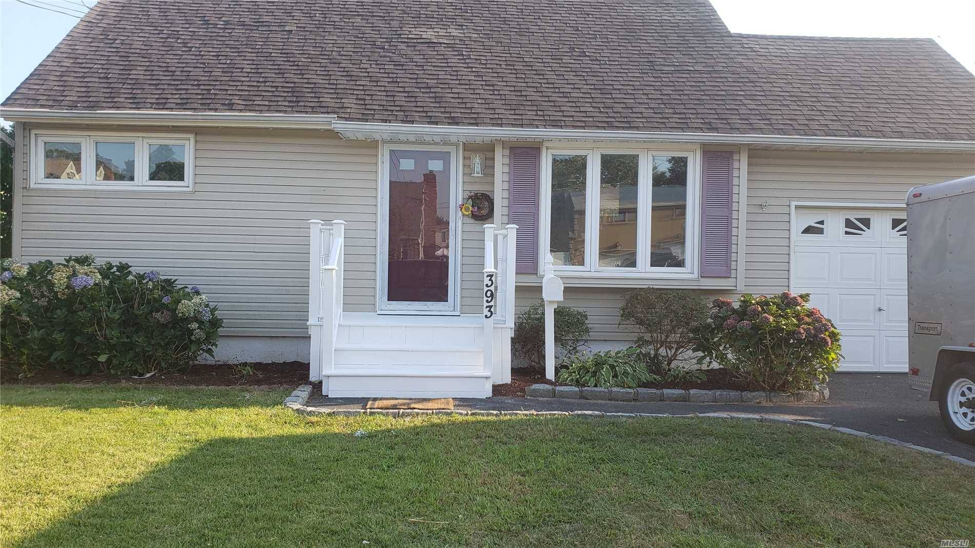 Located In The Village Of Lindenhurst This 4 Bed Room 1 Bath Cape Style House With A 1 Car Garage Is In Clean And Move In Condition.