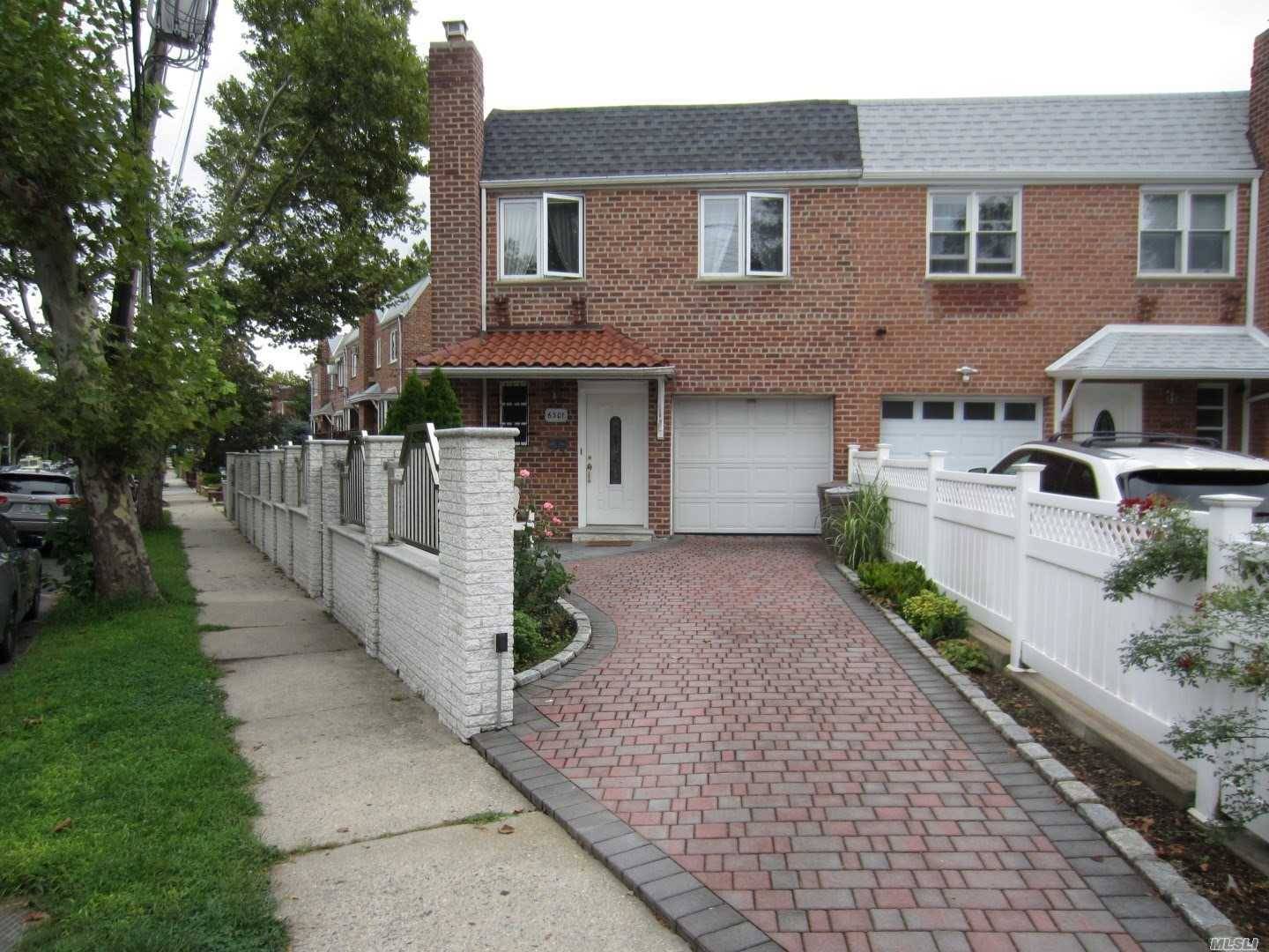 Middle Village Stunning Semi Detached Two Family Brick On Corner Lot, Home Features Fully Renovated 2 Bedroom Apartment With Terrace On Top Floor, Modern One Bedroom Apartment And Full Finished ...