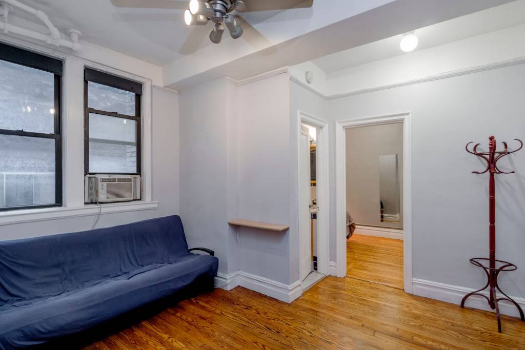 Move into this quiet and cozy one bedroom in a pre war co op building, located on a tree lined block between Second and Third Avenues.
