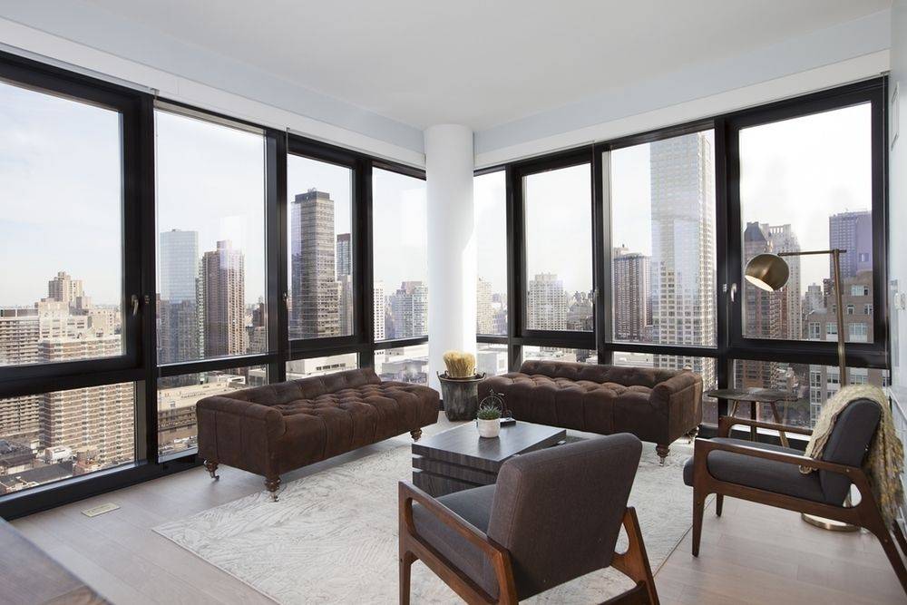 No Fee! UWS Full Service 2 Bed/2 Bath With Panoramic Views With Wrap Around Floor To Ceiling Windows For Great Light! Also Featuring The Most Amenities In A Building!