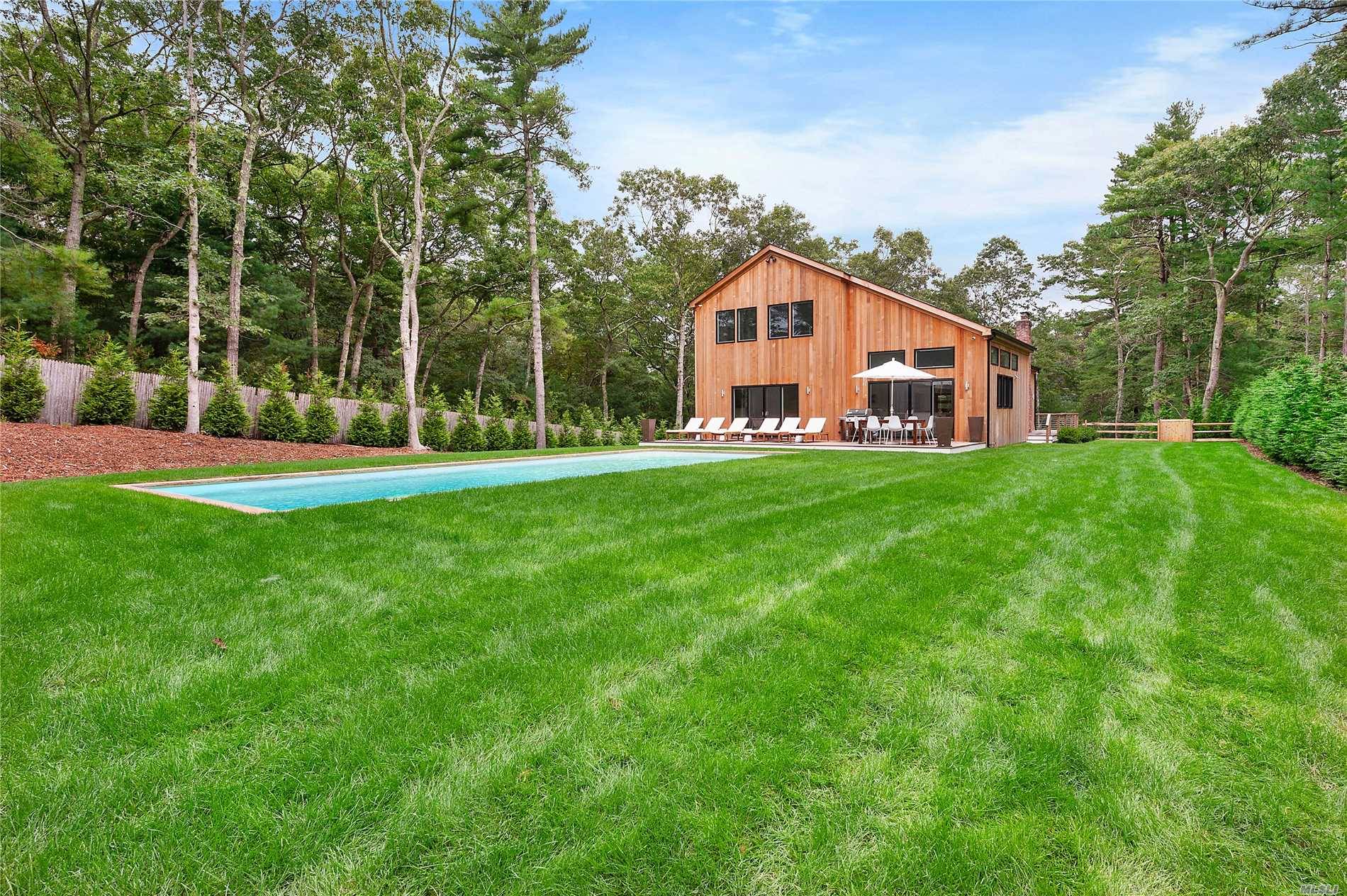 Located Just Outside The Village Of East Hampton Is This Newly Renovated Home On 2 Acres.