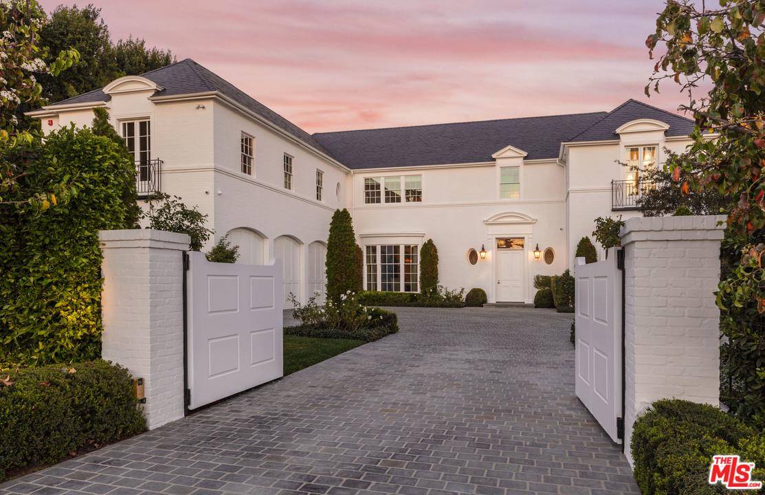 An award winning traditional estate in prime Beverly Hills