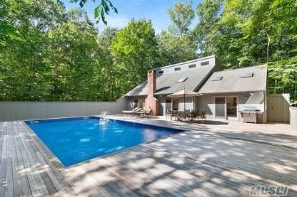 In Tghe Stony Hill Area Of Amagansett, This Well Kept Sal Box Sits In 2 Private Acres Surrounded By Natural Trees And Landscaping.