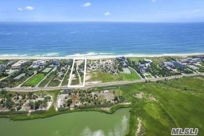 RESERVE AUCTION Accommodates a 7000 square foot Residence Suffolk County Health Department Approvals for Seven Bedrooms High Natural Dunes for Excellent Protection.