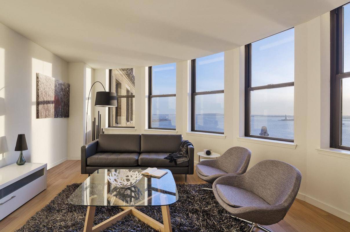 STUDIO with HIGH CEILINGS and OVERSIZED WINDOWS in Financial District across from historic Battery Park *NO FEE* Call 973-634-7246