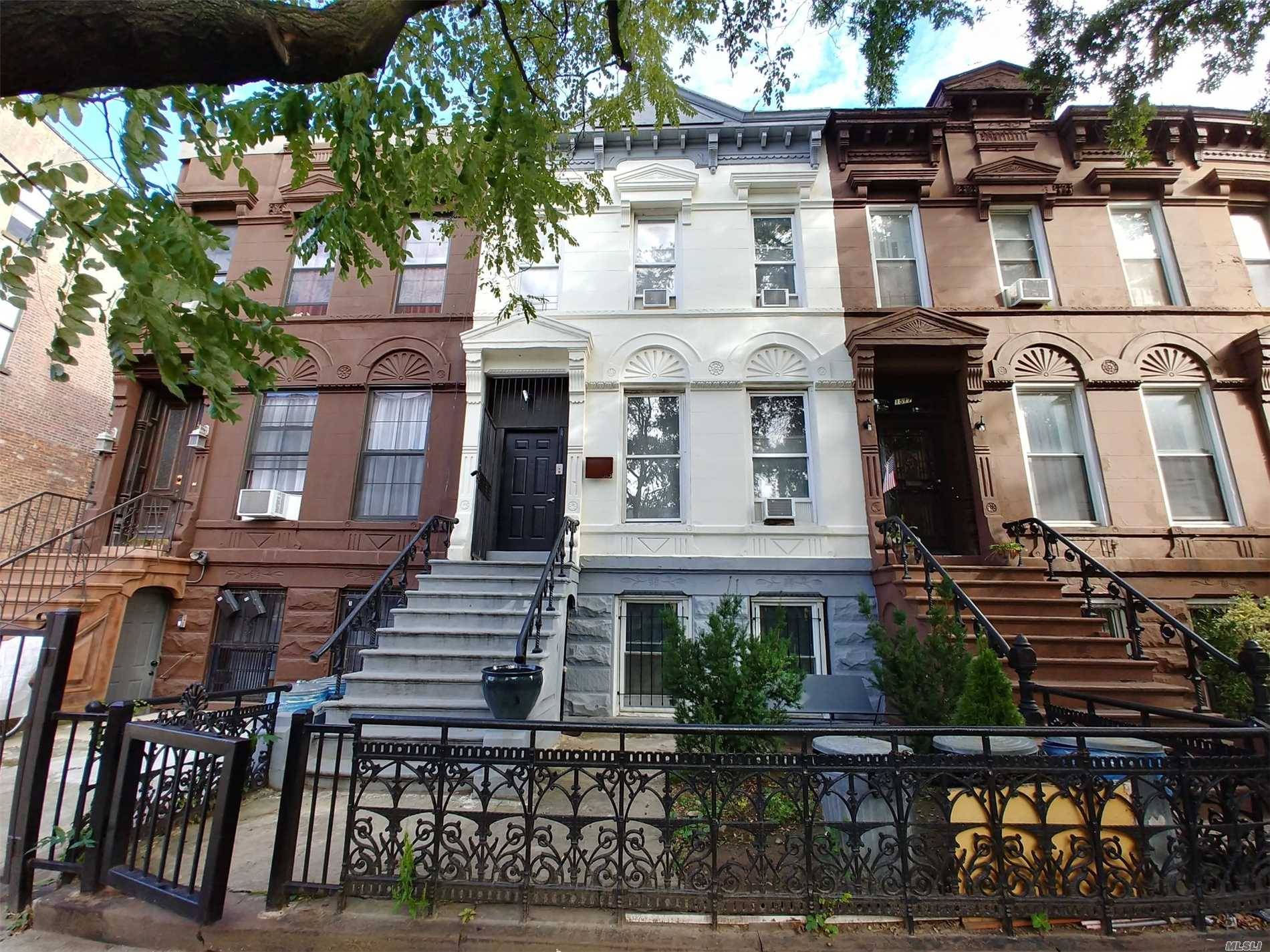 Renovated & Well Maintained 2 Family Brownstone In The Historical District Of Crown Heights.