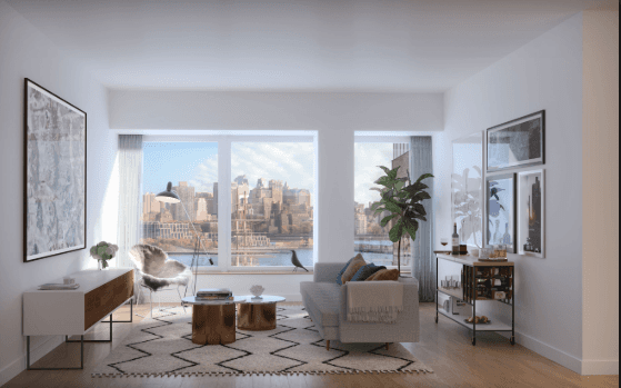 BRIGHT & BEAUTIFUL 1 Bedroom in FiDi building with High Ceilings!  Call 973-634-7246