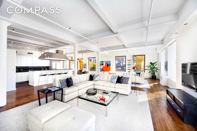 BACK ON MARKET Rarely available a sun blasted 3, 000 SF double corner loft with open southern, western amp ; eastern exposures, right in the heart of the West Village.