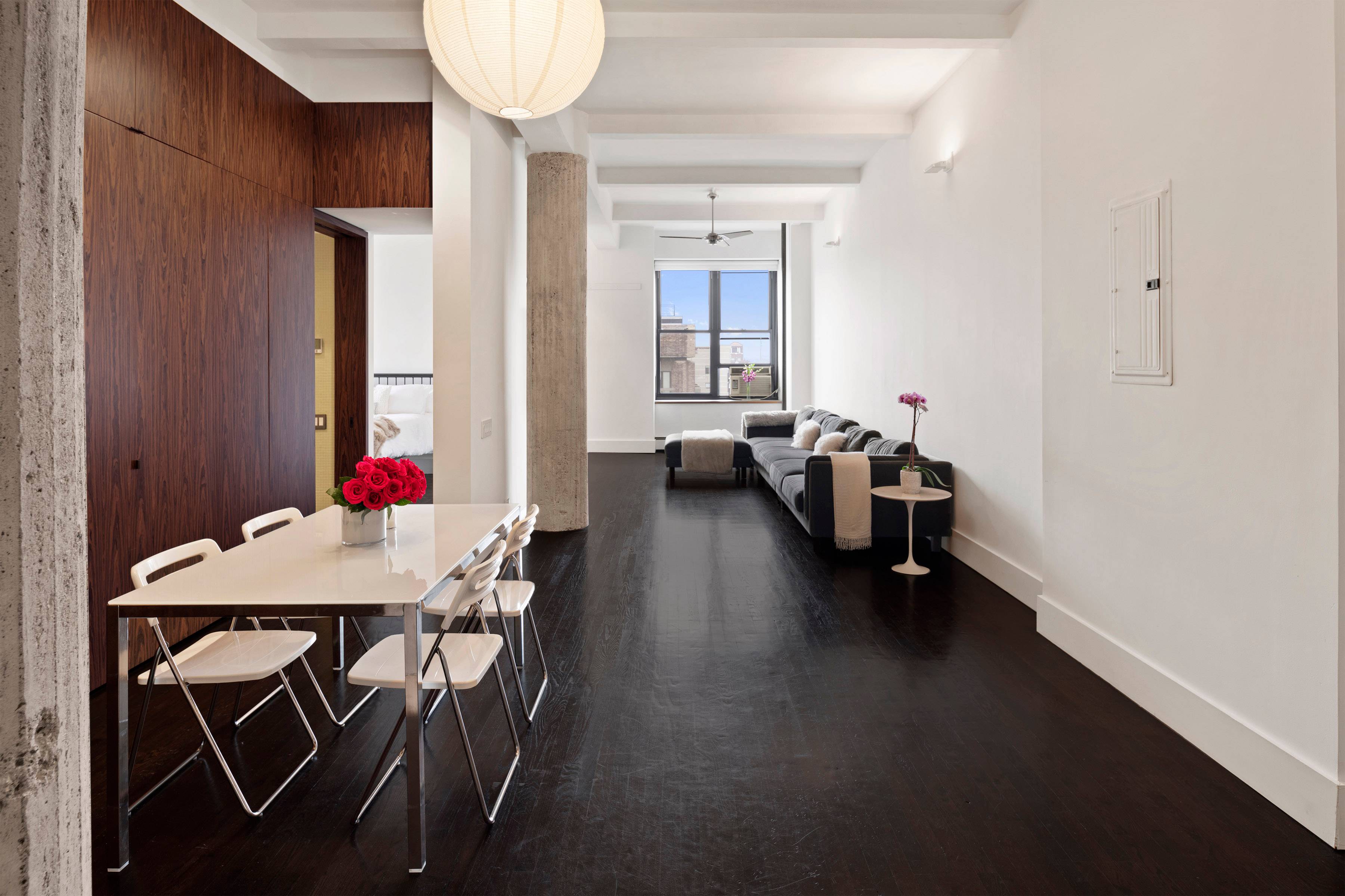 Chic & Stunning Triple Mint High Floor Large Modern One Bedroom Loft  Plus Interior Bedroom & Home Office with 12 ft Ceilings & Sky Views  in an Iconic Doorman Building in Greenwich Village/Noho