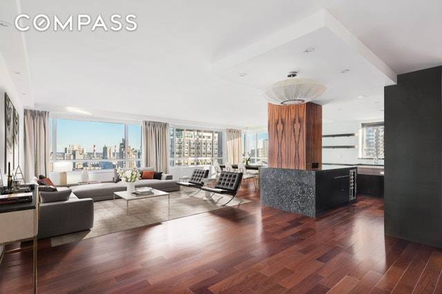 Atop the 34th floor of Tower East and overlooking vast panoramas of Central Park, Midtown and Columbus Circle, Residence 34CD is a sprawling 5 bedroom, 4, 100 SF home offering ...