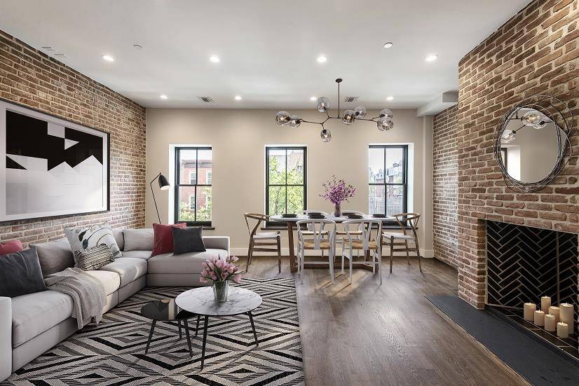 A brand new floor through condo boasting luxury finishes and an airy open plan layout, this 2 bedroom, 2 bathroom home is a portrait of contemporary Brooklyn charm.