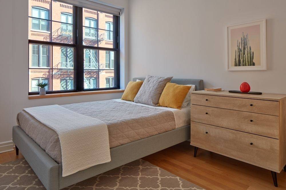 Beautiful Dumbo 1BR/1Bath Rental Unit Featuring Stainless Steel Appliances, Hardwood Floors, Spacious Closets, and Washer/Dryer in Unit. No Fee!!! Call Agent David now Schedule a Private Viewing at (646)243-2958.