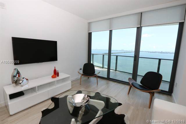 Brand new furnished unit with unobstructed direct views of Biscayne Bay and Miami Beach