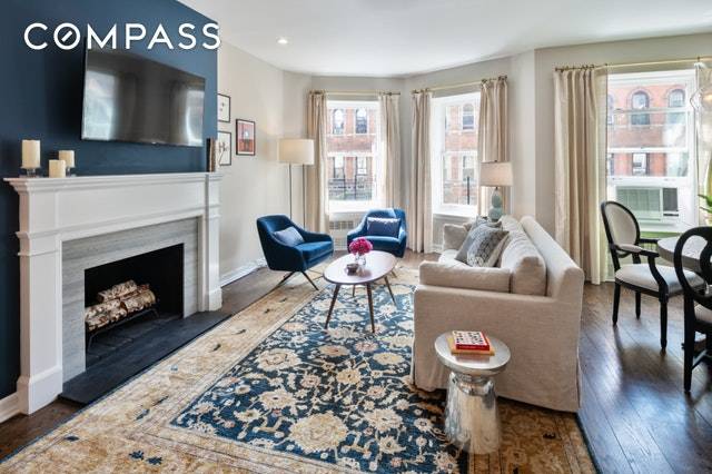 Perched upon the gorgeous tree lined block of West 89th Street, this 4th floor loft like 2 Bed, 2 Bath with keyed elevator opens directly into your home.
