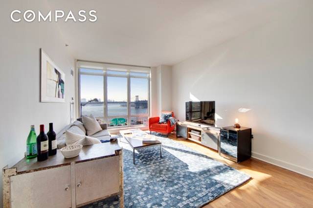 Available April 1, 2016. Apartment 16C is a 775sf 1 bedroom, 1 bath and offers open views of the East River and the Williamsburg Bridge.