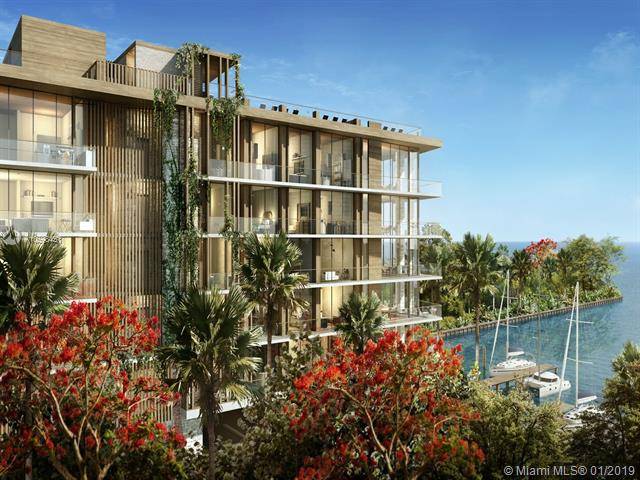 Direct waterfront residence at The Fairchild Coconut Grove