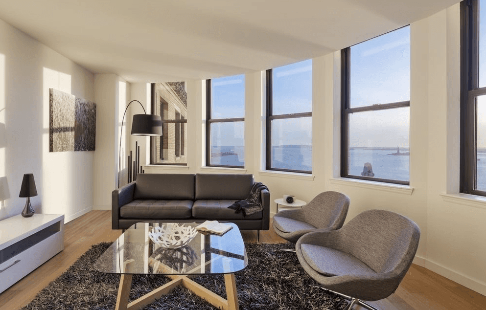 CONVERTIBLE 2 BEDROOM WITH WATER VIEWS - FINANCIAL DISTRICT/BATTERY PARK -  NO FEE