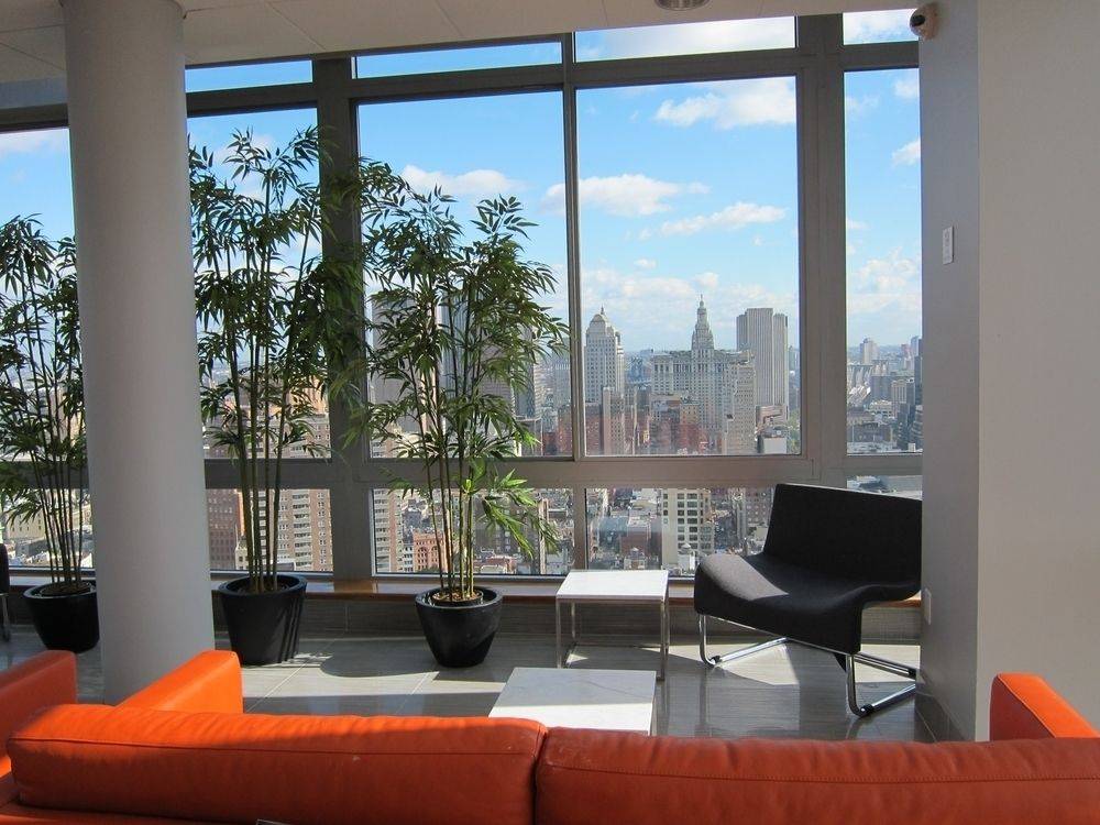 Spacious Bright Two Bedroom in Green Building with a Terrace and Hudson River View (NO FEE)