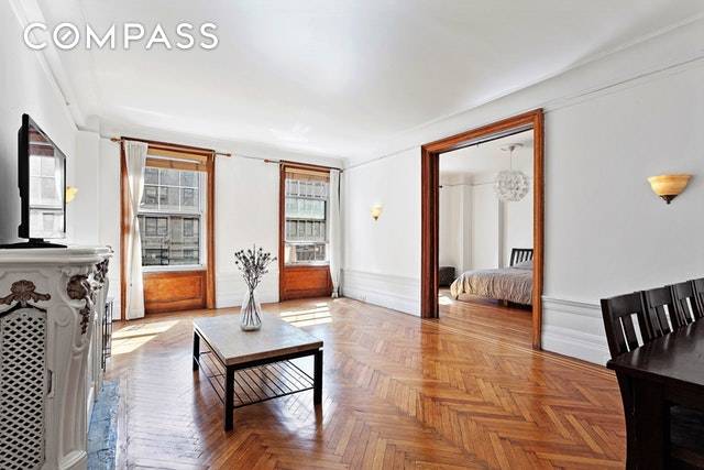 This wonderful pre war condominium two convertible three bedroom apartment located close to Central Park is available immediately for rent.
