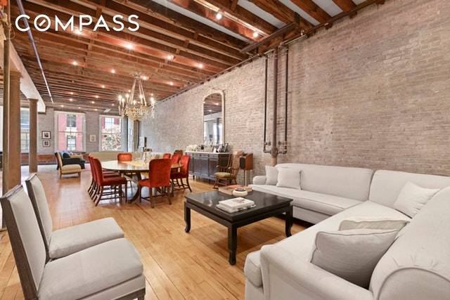 Located in a pre war loft building, this full floor bespoke 3, 000 square foot, 3 bedroom, 2 bathroom loft incorporates historic detail with classic aesthetic.