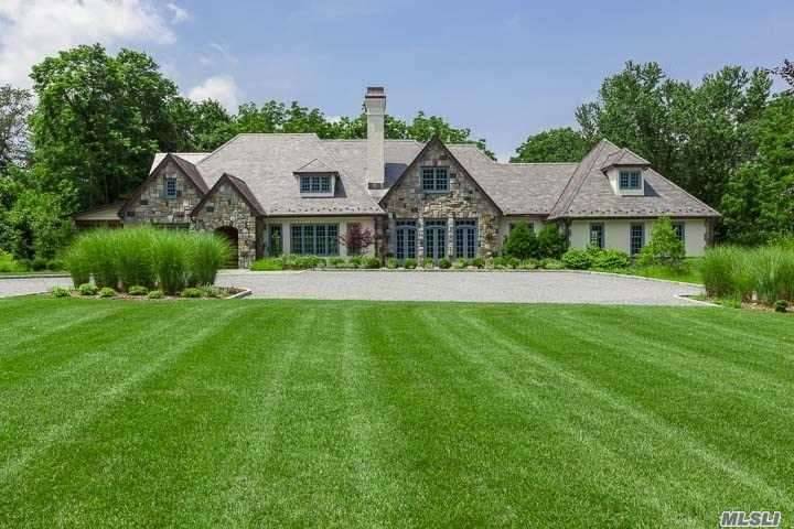 One Of A Kind Custom Built French Country Gated Estate With Impressive Millwork Throughout.