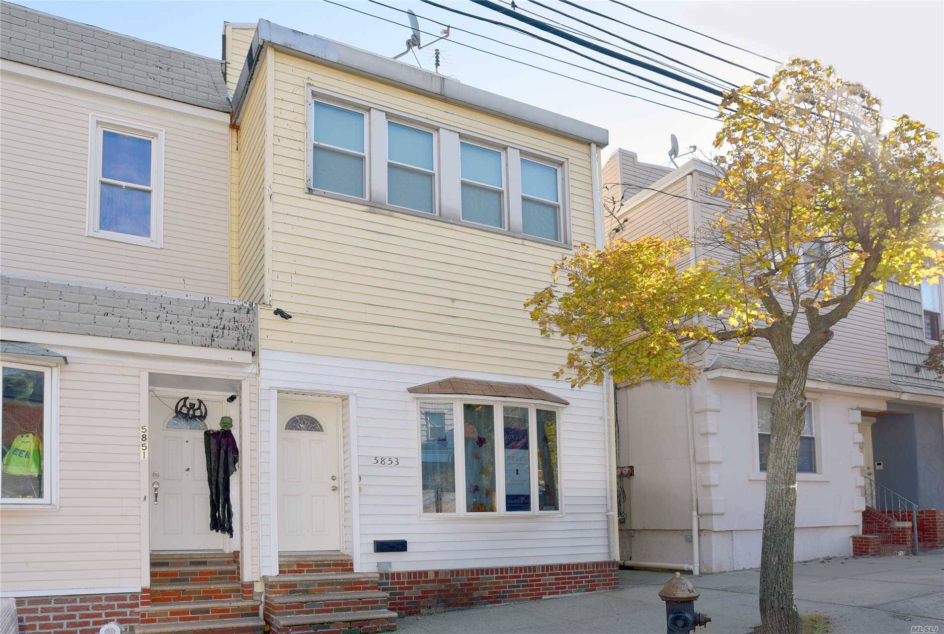 Pride Of Ownership Is Evident In This Welcoming Move In Condition 2 Family Home In Maspeth.