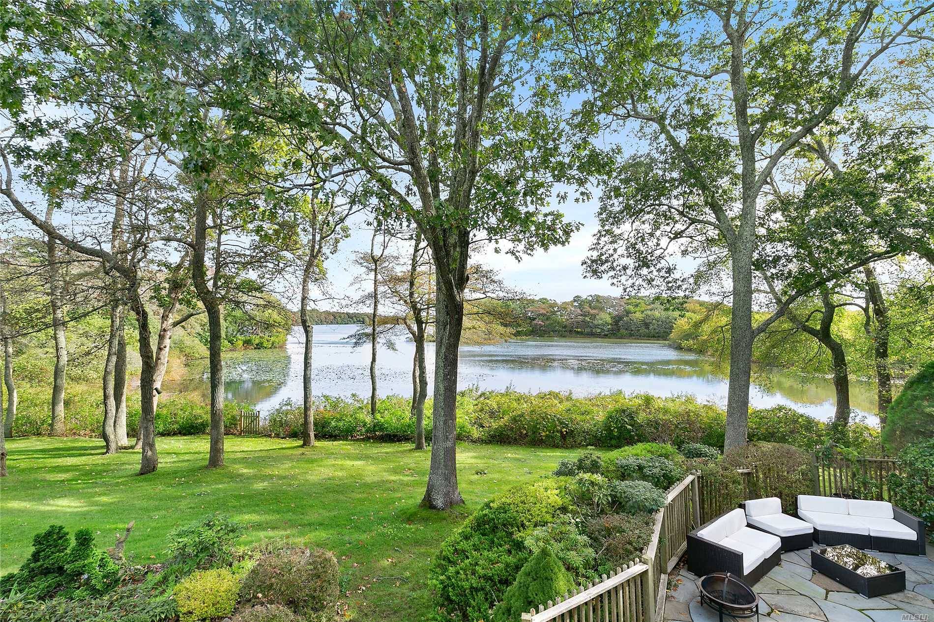 Stunning Estate On An Acre Centered Right On Mill Pond Formerly Lake Nowedonah.