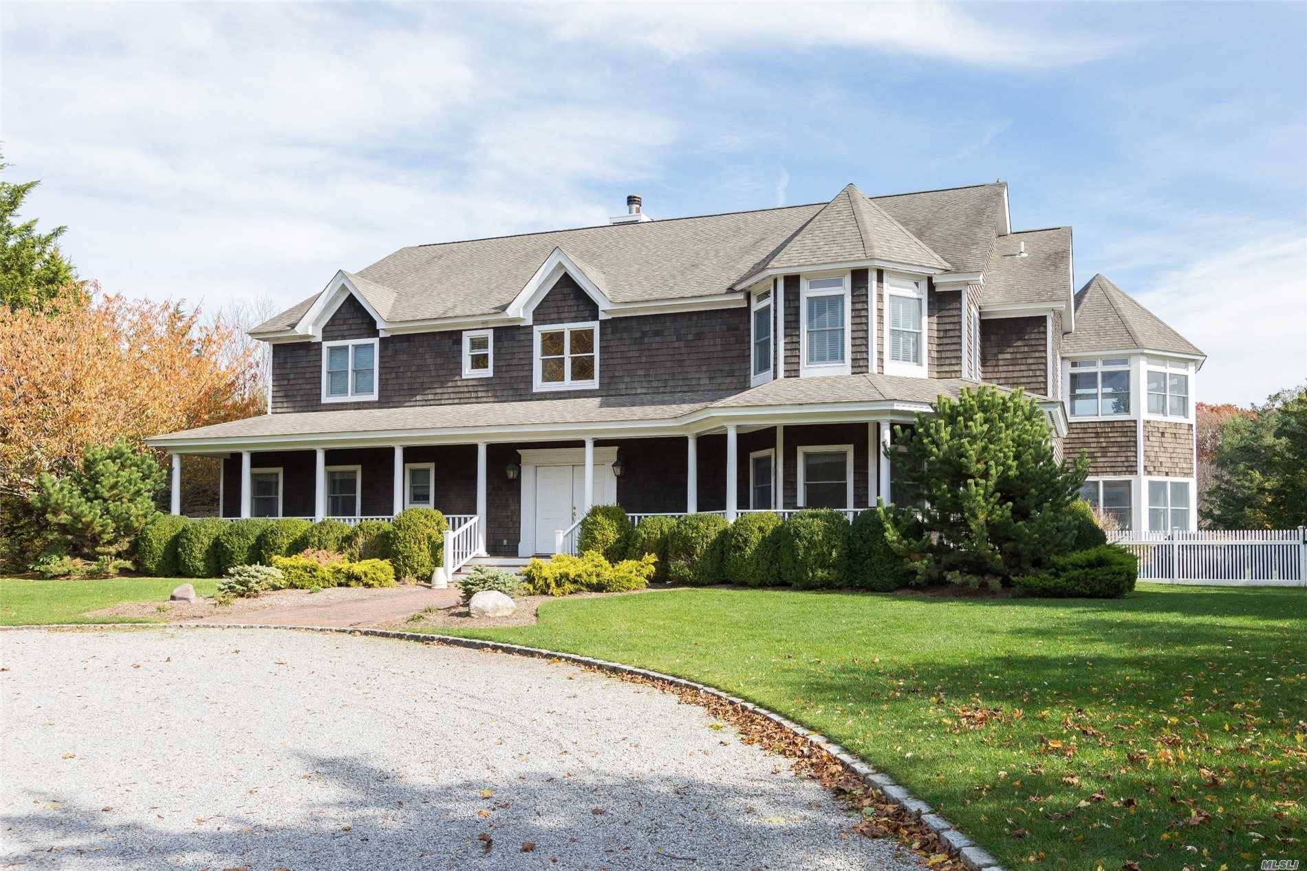 Summer Living Is A Dream In This Perfect Quogue Traditional.
