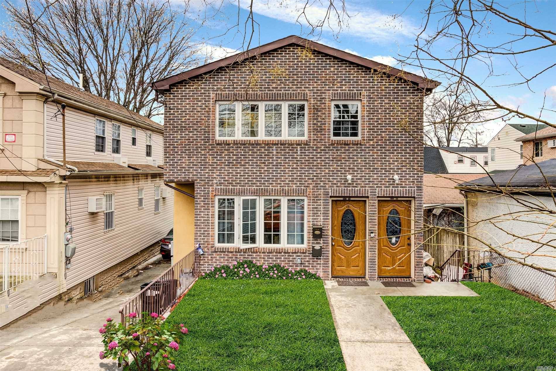 2 Family Newly Constructed Home Located In The Very Well Known Neighborhood Of Springfield Gardens, Queens New York.