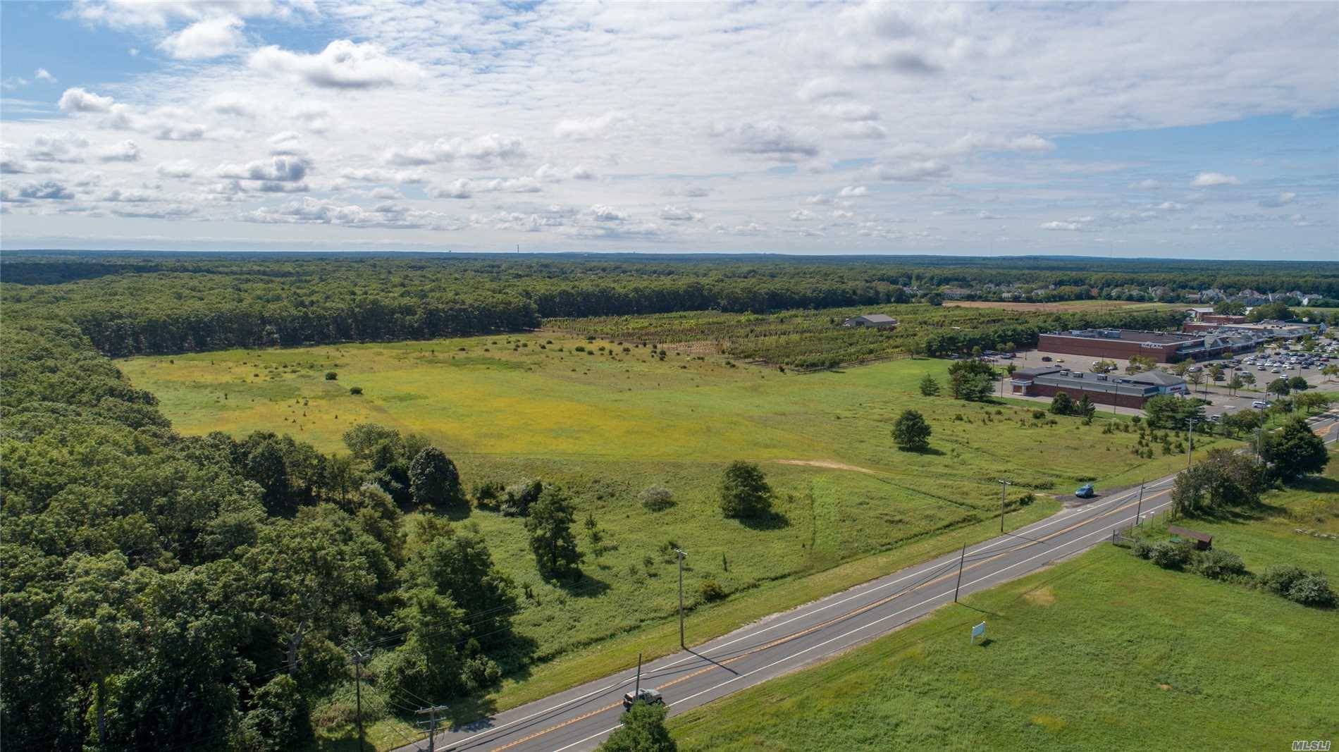 Great Opportunity For Builders Investors 18 Acres Of Cleared Land Next To Cvs In Wading River.