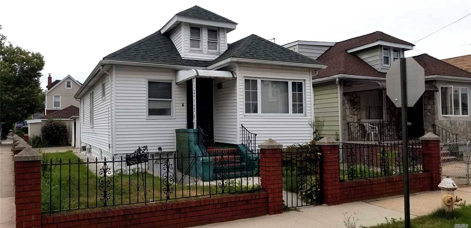 Corner Home, Single Family, Renovated, 3 Bedrooms, 1 Bathrooms, Updated Kitchen, Fairly New Boiler & Hw Heather, New Carpets, Flooring.