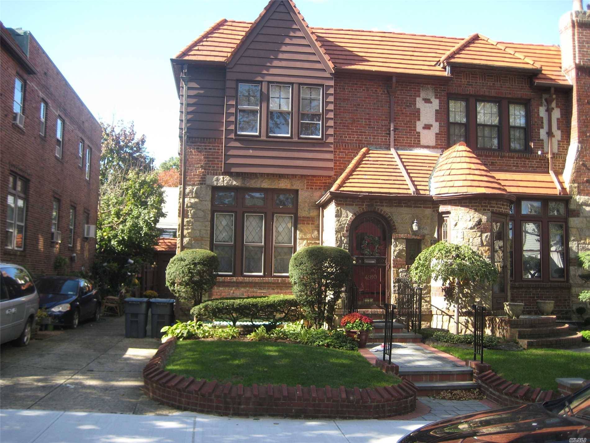 Gorgeous Tudor Home In Bayside, Bayside Hills Section, School District 26, House Faces East, Very Sunny Home, Huge Rooms, 2 Fireplaces, Garage, Tons Of Closets