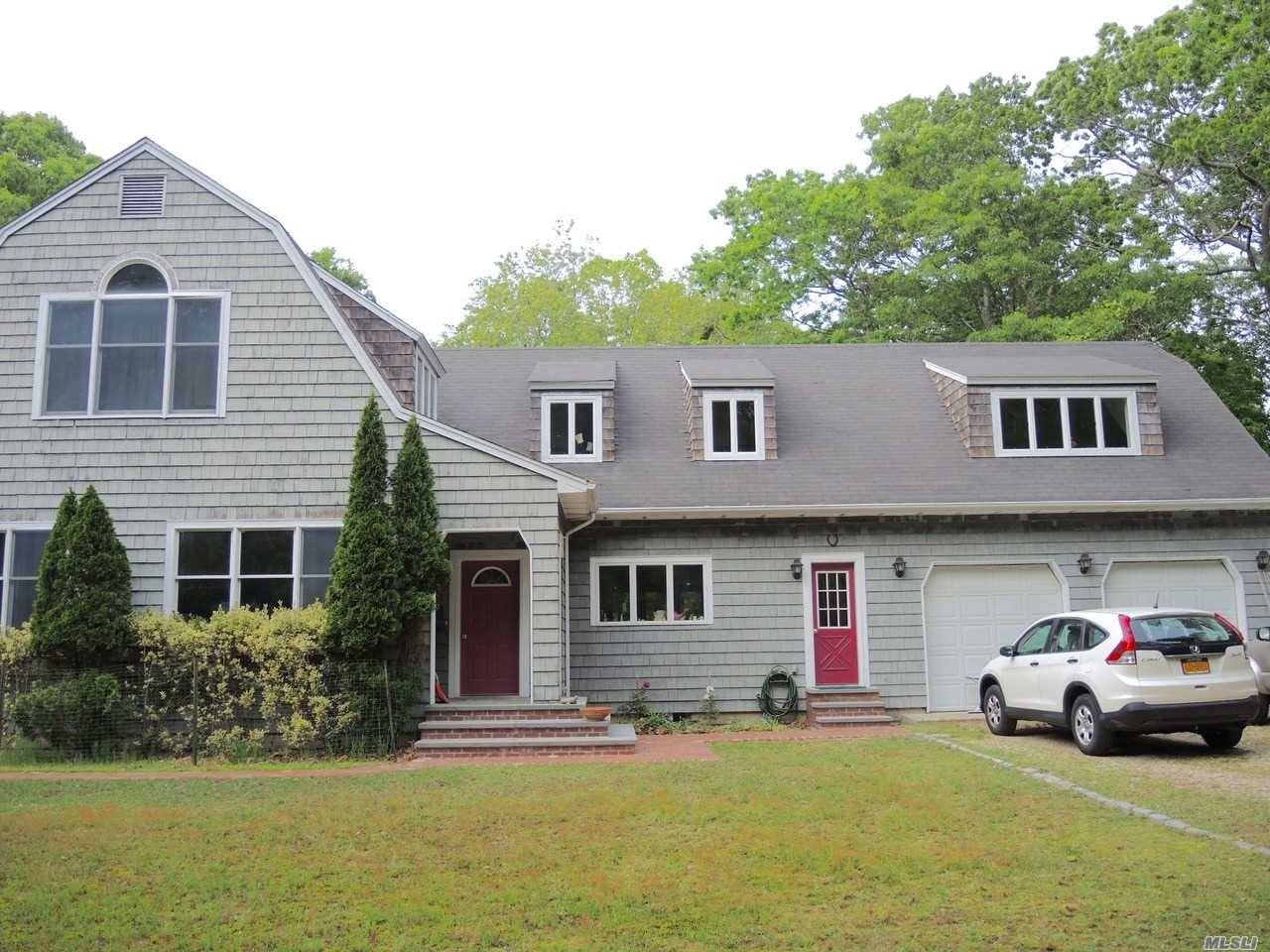 Unique Equestrian Property in East Hampton And now for something completely different a spacious yet cozy traditional HOME and two story, two stall 1200 sq.